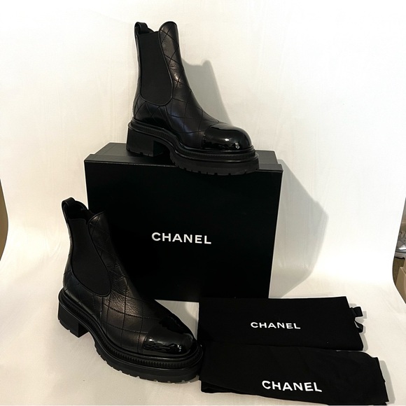 Chanel ankle boot Chelsea boot - Picture 9 of 12